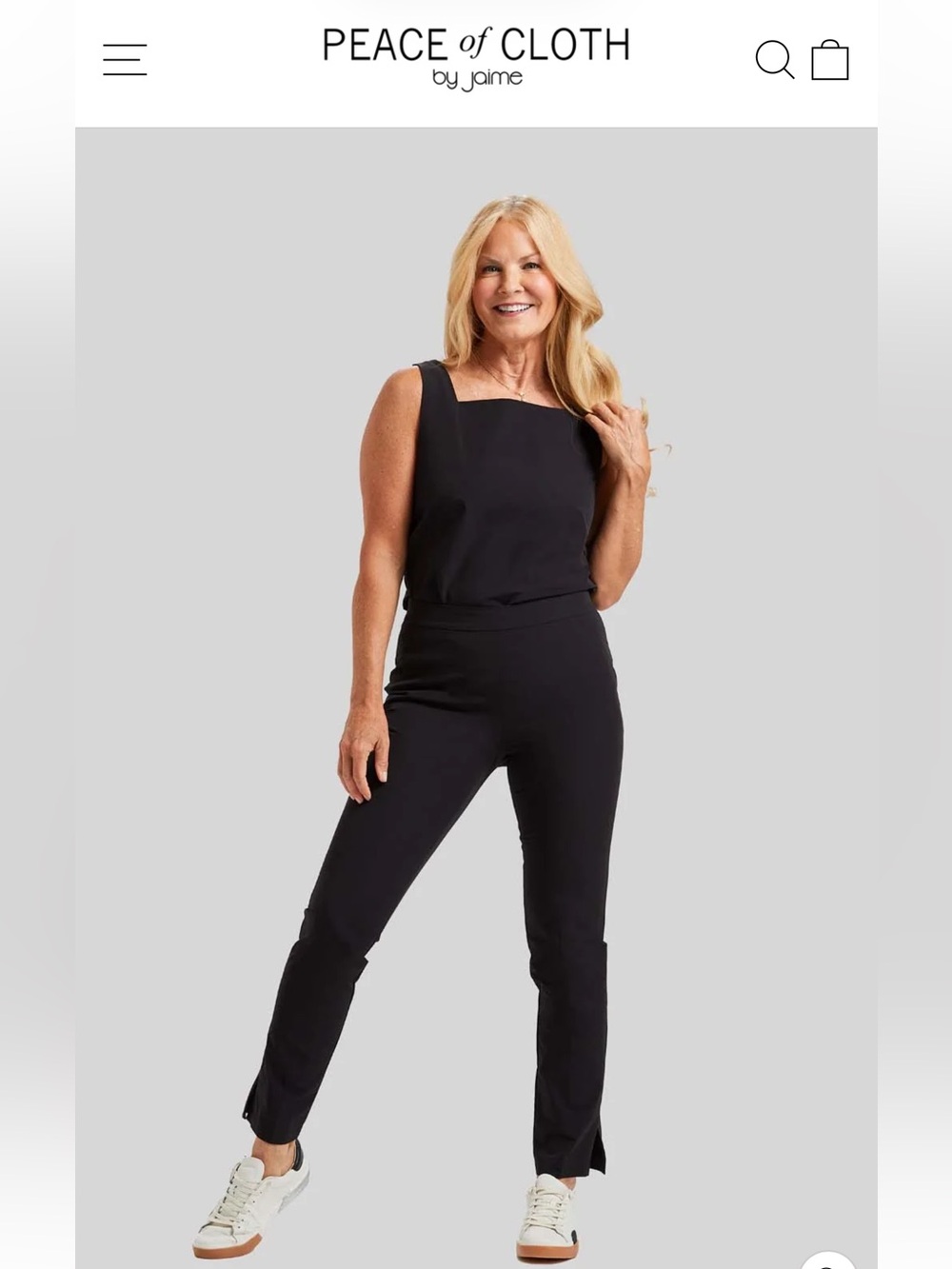 PIECE OF CLOTH Majestic Stretch Brie Pull-on Black Pants size Small 4/6